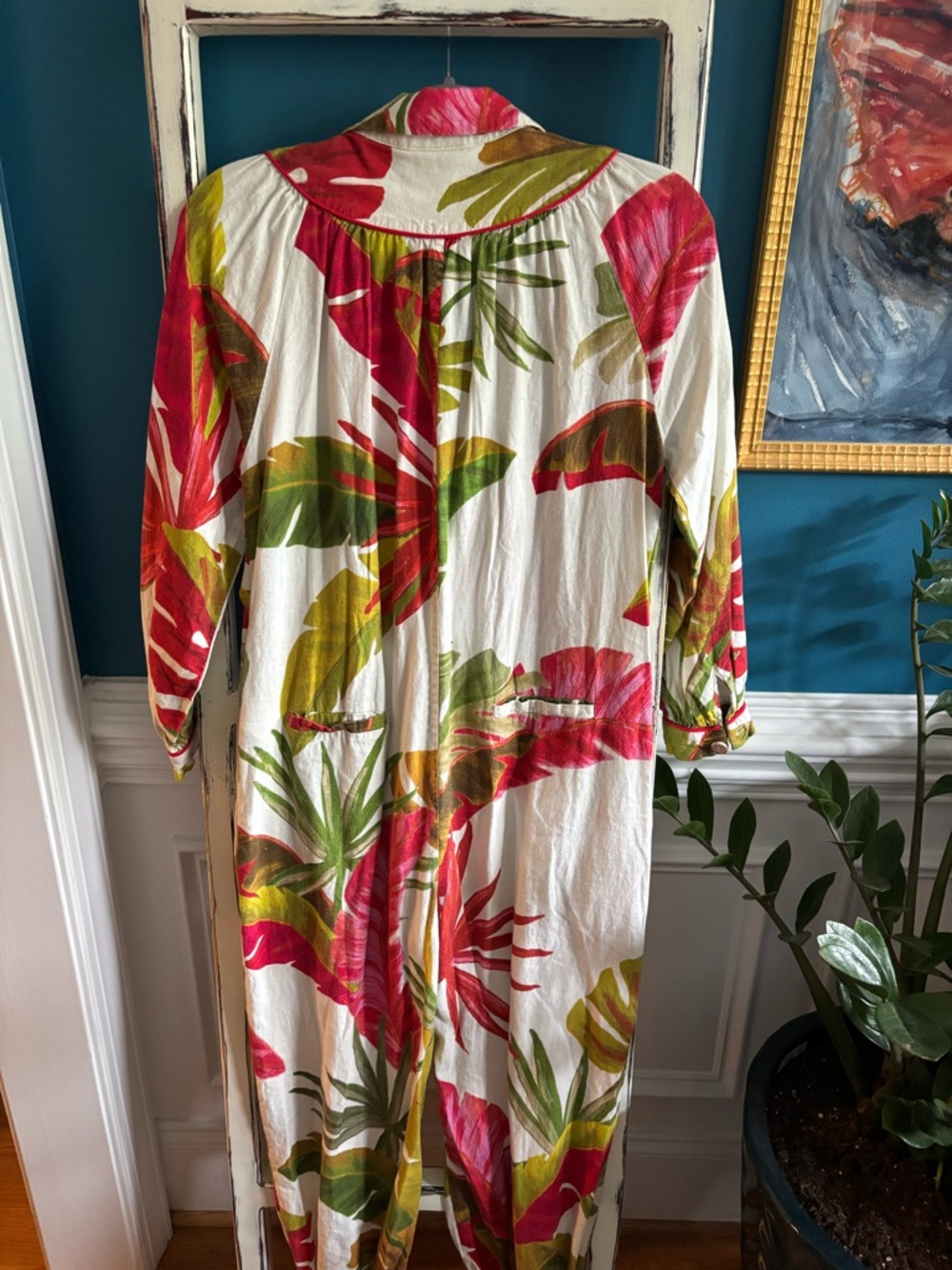 Farm Rio Spring Forest Jumpsuit Size Small - Picture 3 of 3